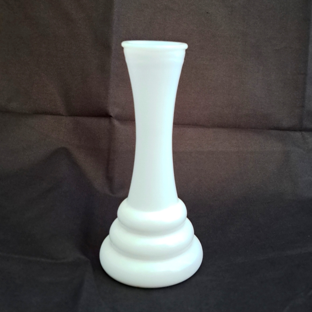 Vintage Randall Beehive Milk Glass Vase